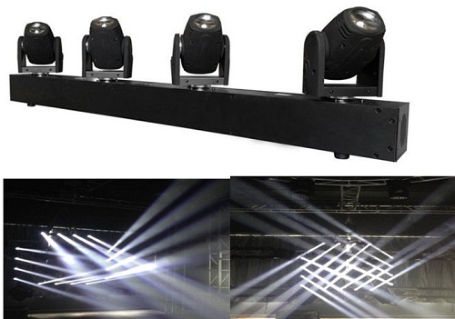 4 Head RGBW 4in1  LED Moving Beam Light